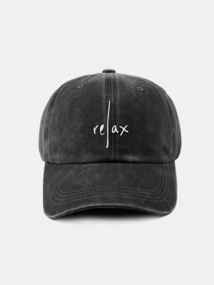 Relakskan Cap Retro Classic Retro Dibasuh Cap Baseball Cotton