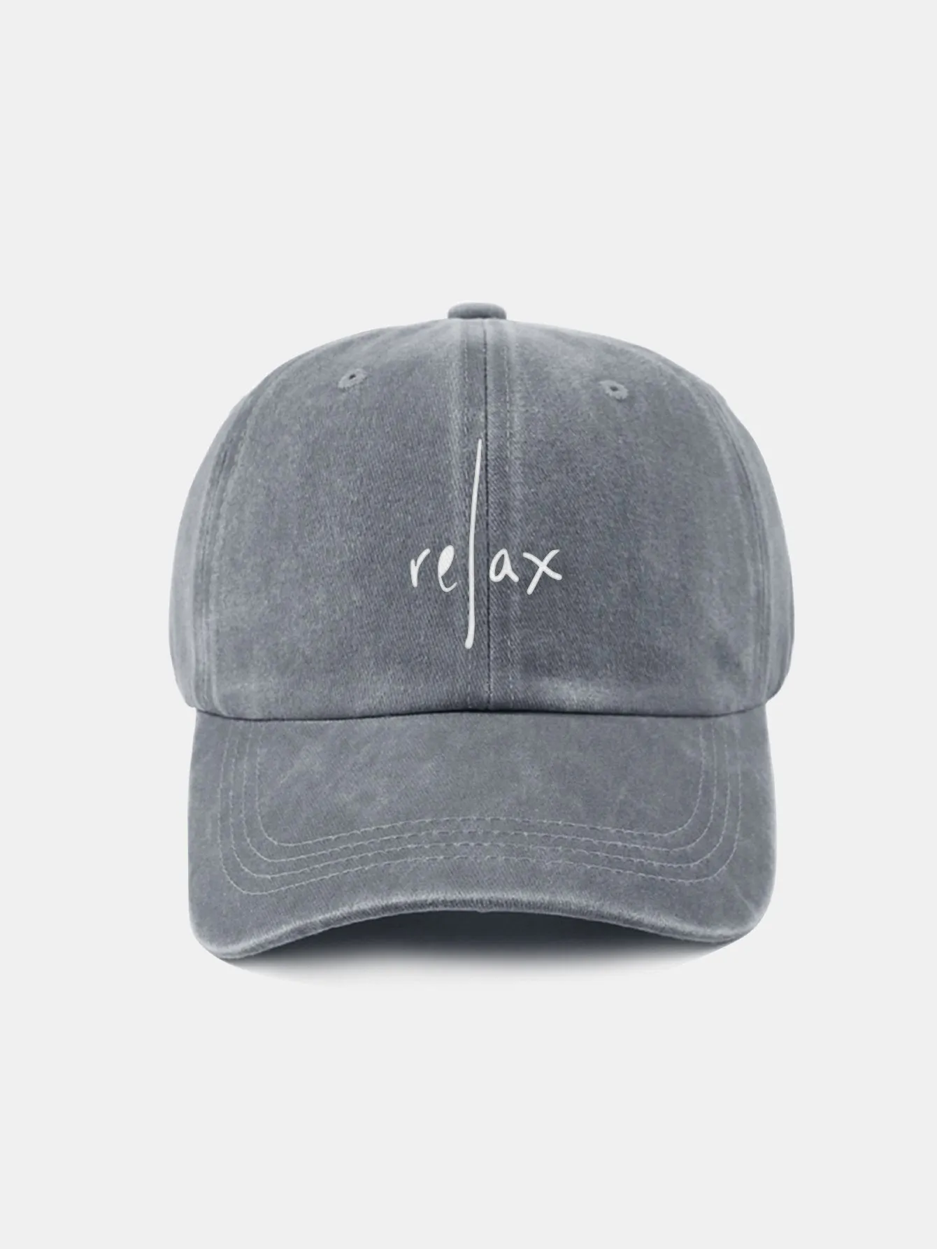 Relakskan Cap Retro Classic Retro Dibasuh Cap Baseball Cotton