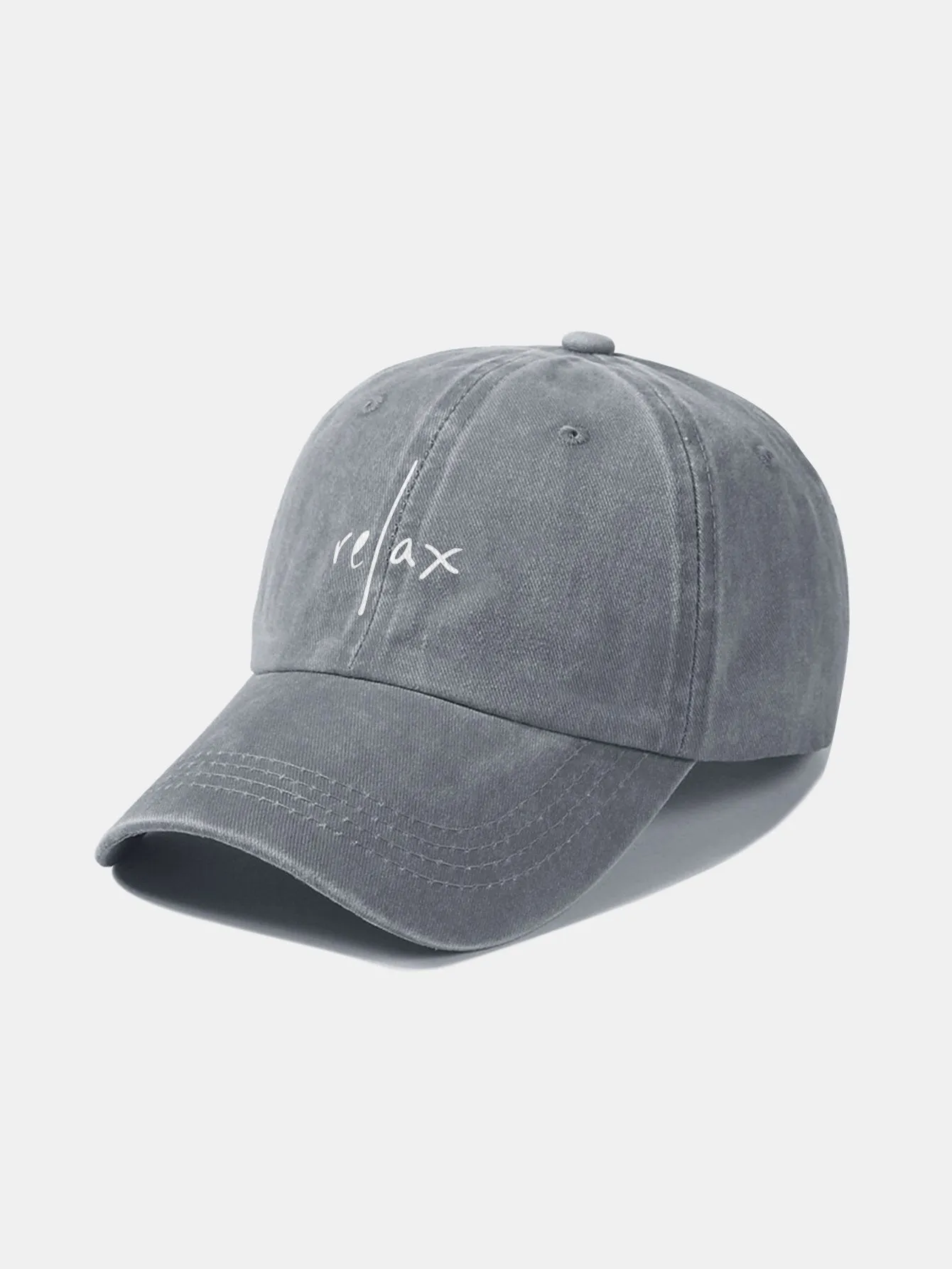 Relakskan Cap Retro Classic Retro Dibasuh Cap Baseball Cotton