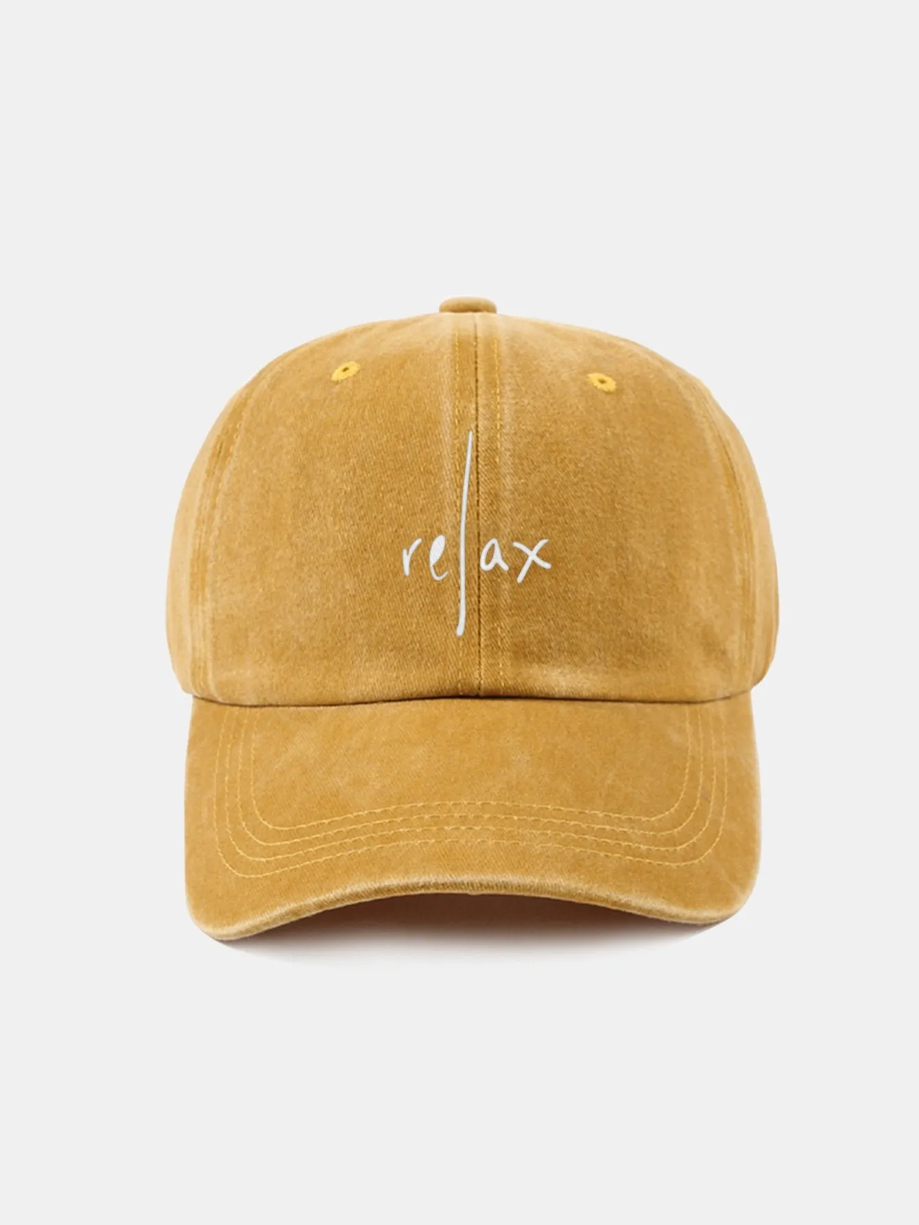 Relakskan Cap Retro Classic Retro Dibasuh Cap Baseball Cotton