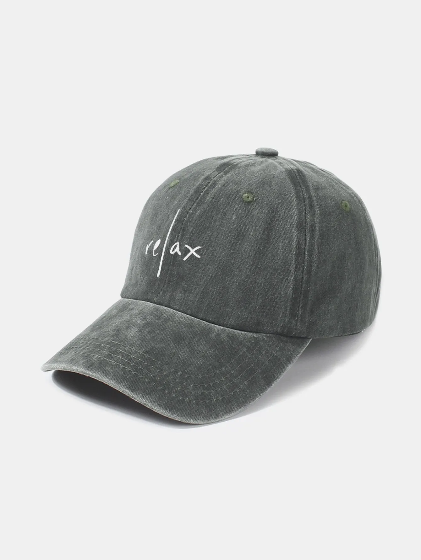 Relakskan Cap Retro Classic Retro Dibasuh Cap Baseball Cotton