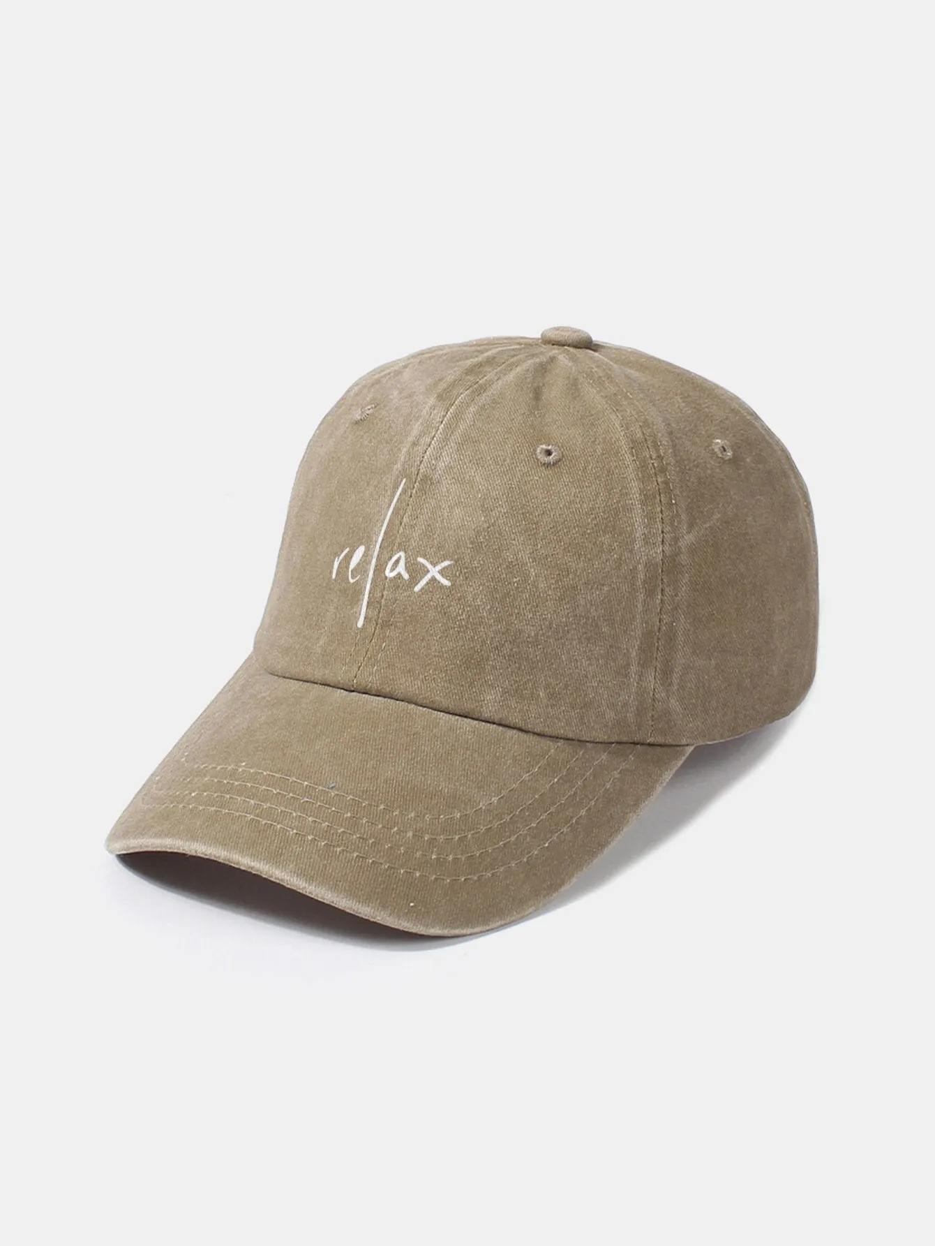 Relakskan Cap Retro Classic Retro Dibasuh Cap Baseball Cotton