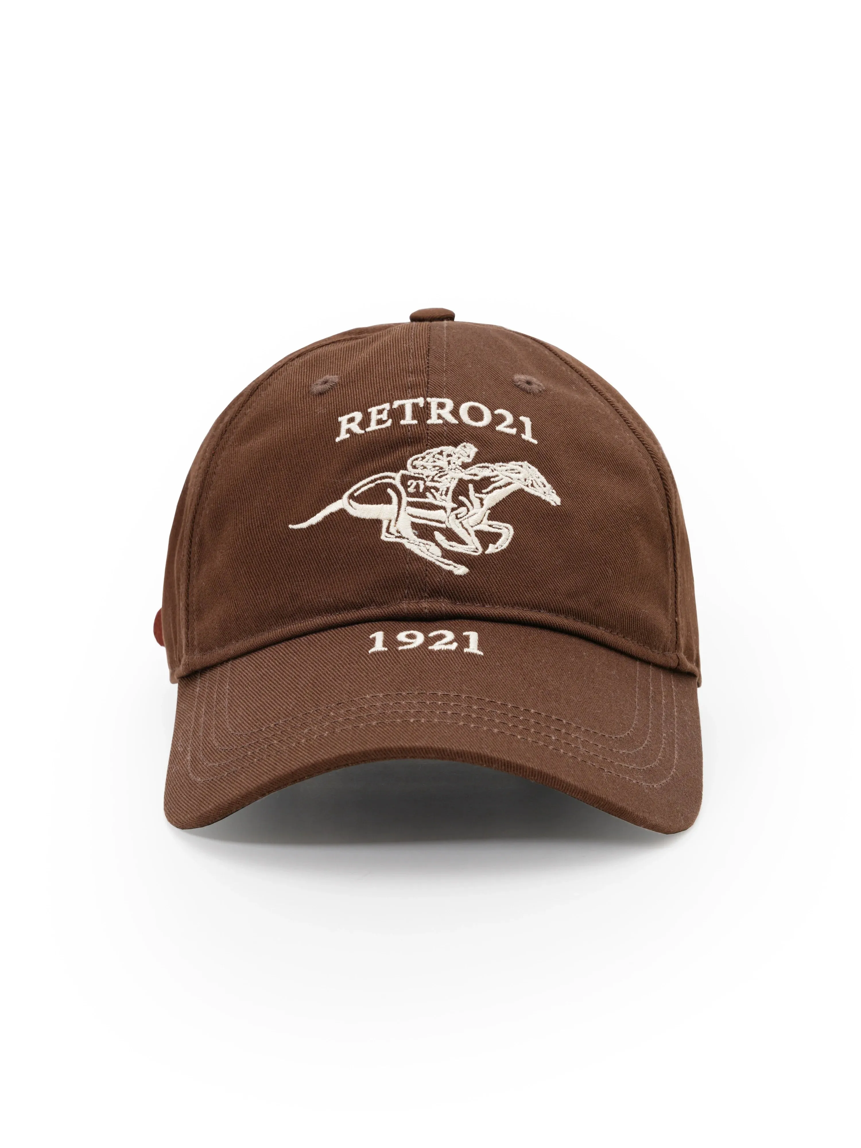 Retro Equestrian Embroidery Baseball Cap