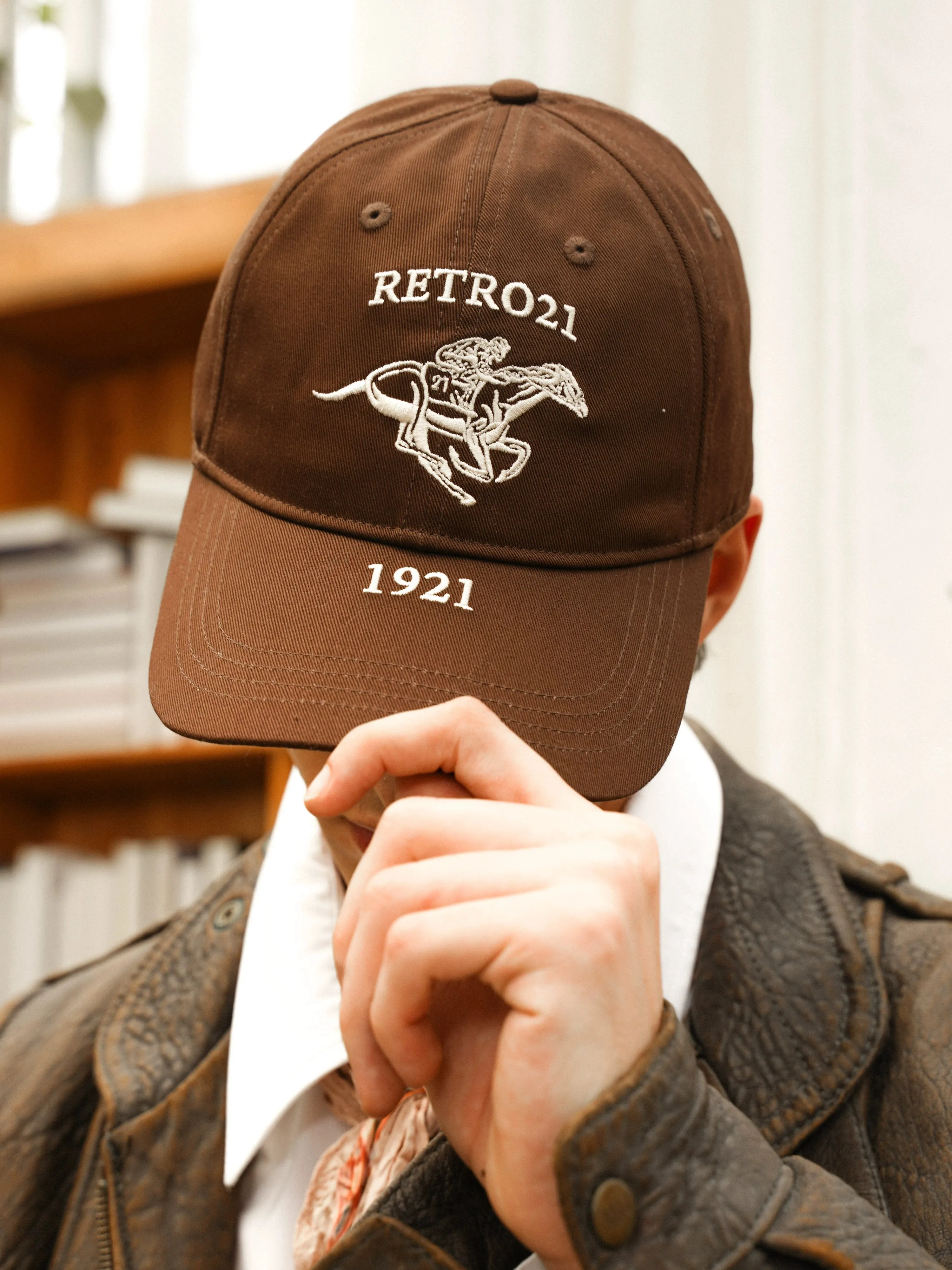Retro Equestrian Embroidery Baseball Cap