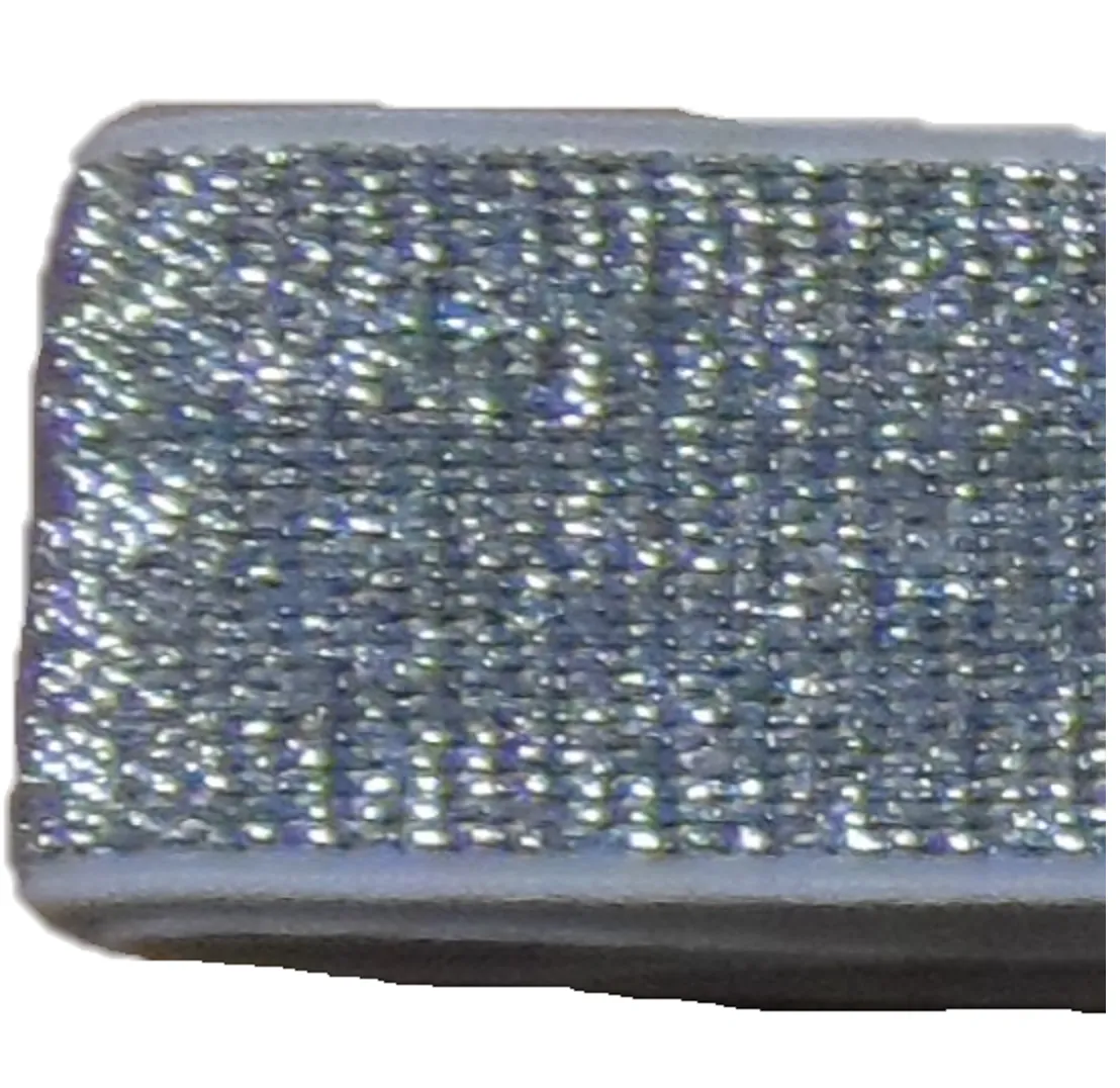 Retro Unisex 70s Lurex Sparkle Elastic Snake Belts