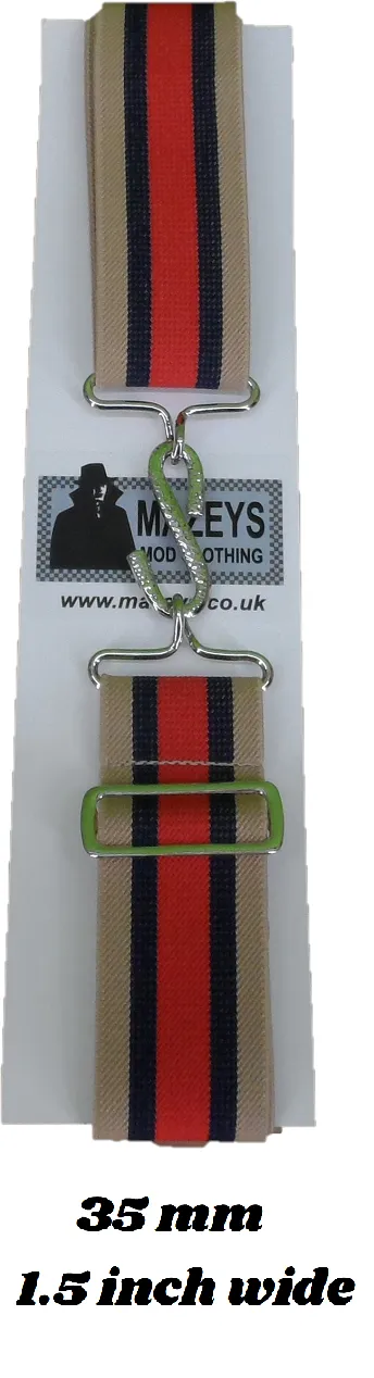 Retro Unisex 70s One and a Half Inch Wide Elastic Snake Belts Many Colours