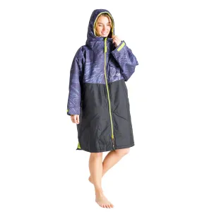 Robie Dry Series Recycled Long Sleeve Changing Robe - Black/Shade/Lime