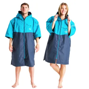 Robie Dry Series Recycled SHORT Sleeve Changing Robe - India Ink/Blue Atoll