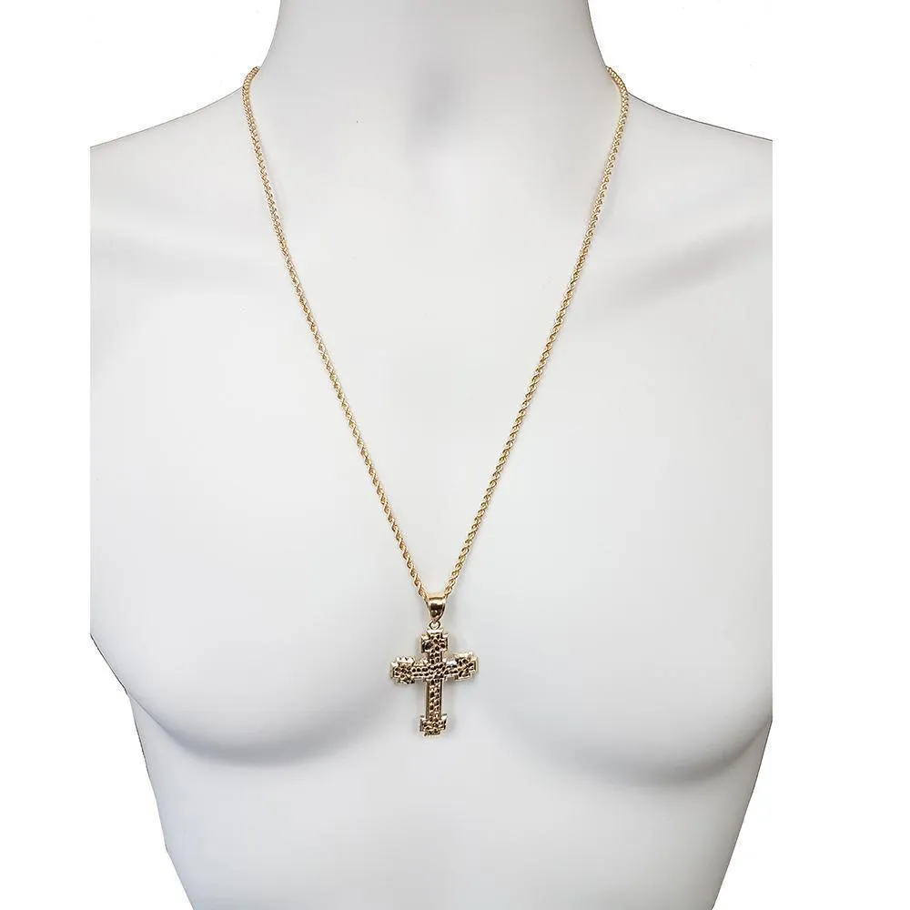Rope chain 2.5MM With Cross NSA-010