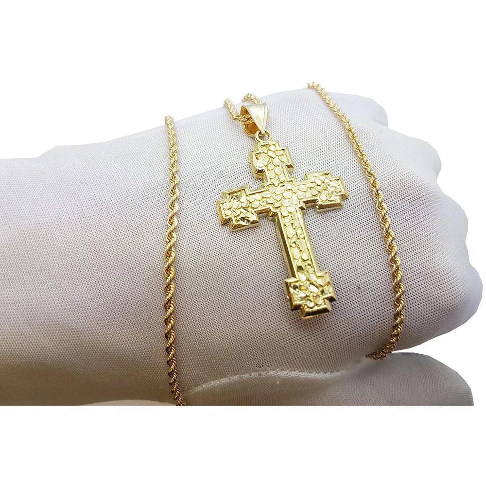 Rope chain 2.5MM With Cross NSA-010