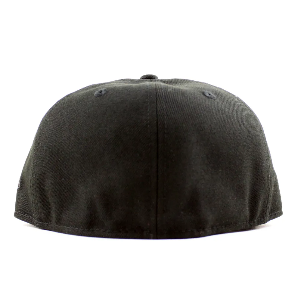Ruff Ryders New Era 59Fifty Fitted Hat (Black Red Gray Bottom)