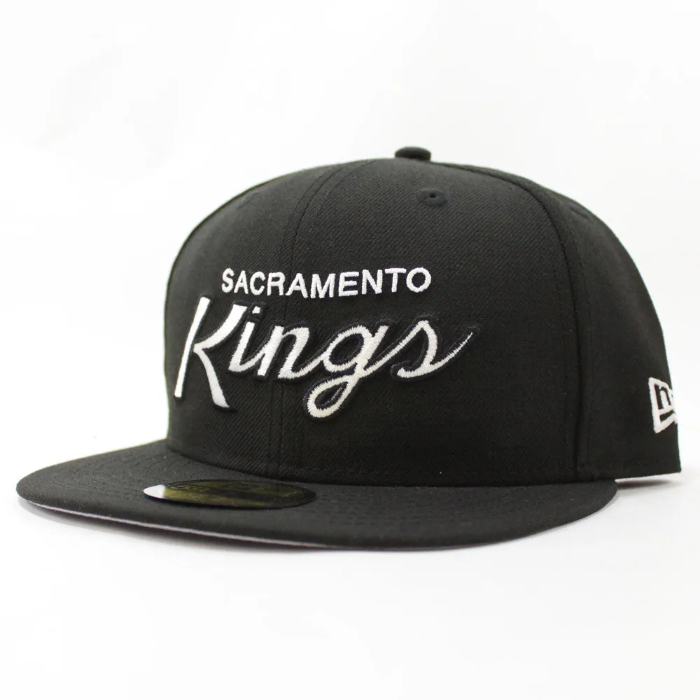 Sacramento Kings New Era 59FIFTY Fitted Hat (Black Gray Under Brim)