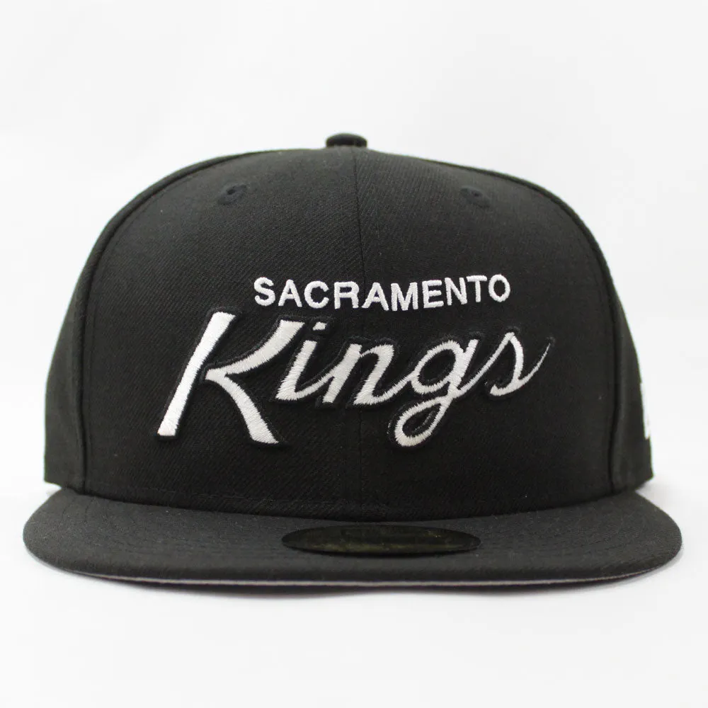 Sacramento Kings New Era 59FIFTY Fitted Hat (Black Gray Under Brim)