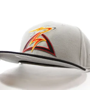 SALEM-KEIZER VOLCANOES New Era 59Fifty Fitted Hat (Gray Black Gray Under Brim)