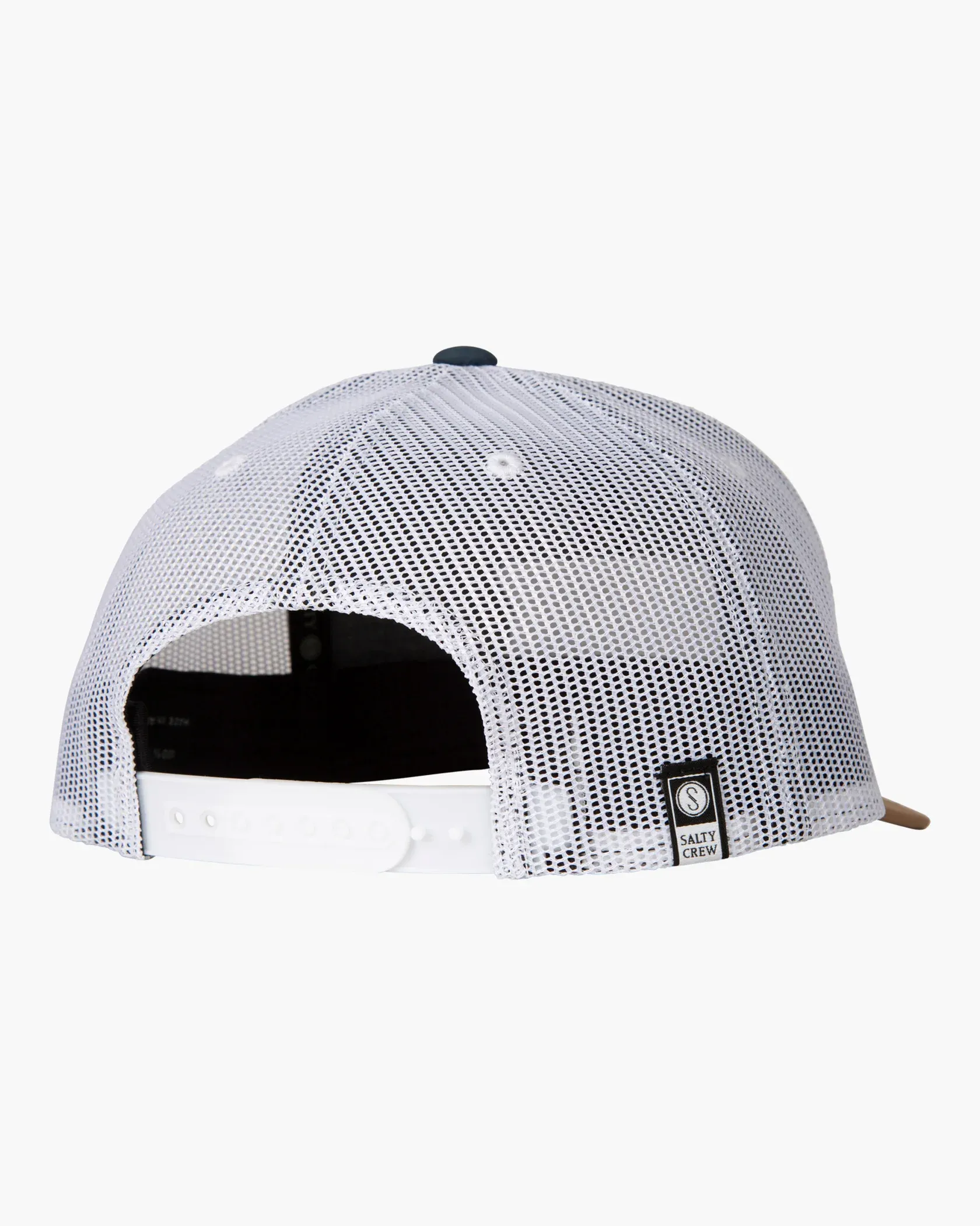 Salty Crew Mens Pinnacle 2 Retro Trucker Hat - Indigo/Tan