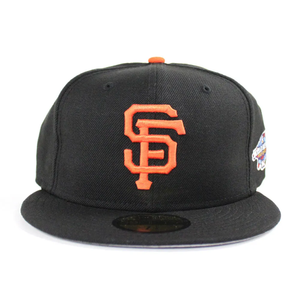San Francisco Giants 2002 World Series New Era 59Fifty Fitted Hat (Black Gray U Under Brim)