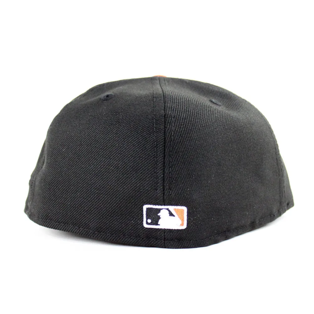 San Francisco Giants 2002 World Series New Era 59Fifty Fitted Hat (Black Gray U Under Brim)