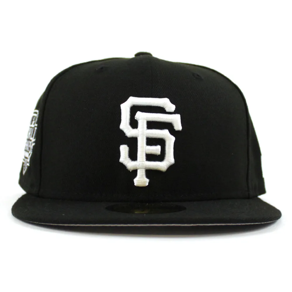 San Francisco Giants World Series New Era 59Fifty Fitted hat (Black White Gray Under Brim)