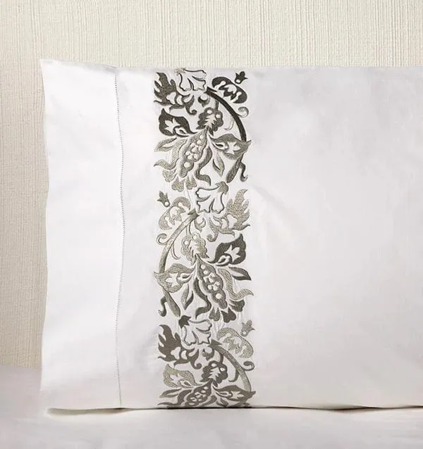 Saxon Pillowcase Pair by Sferra
