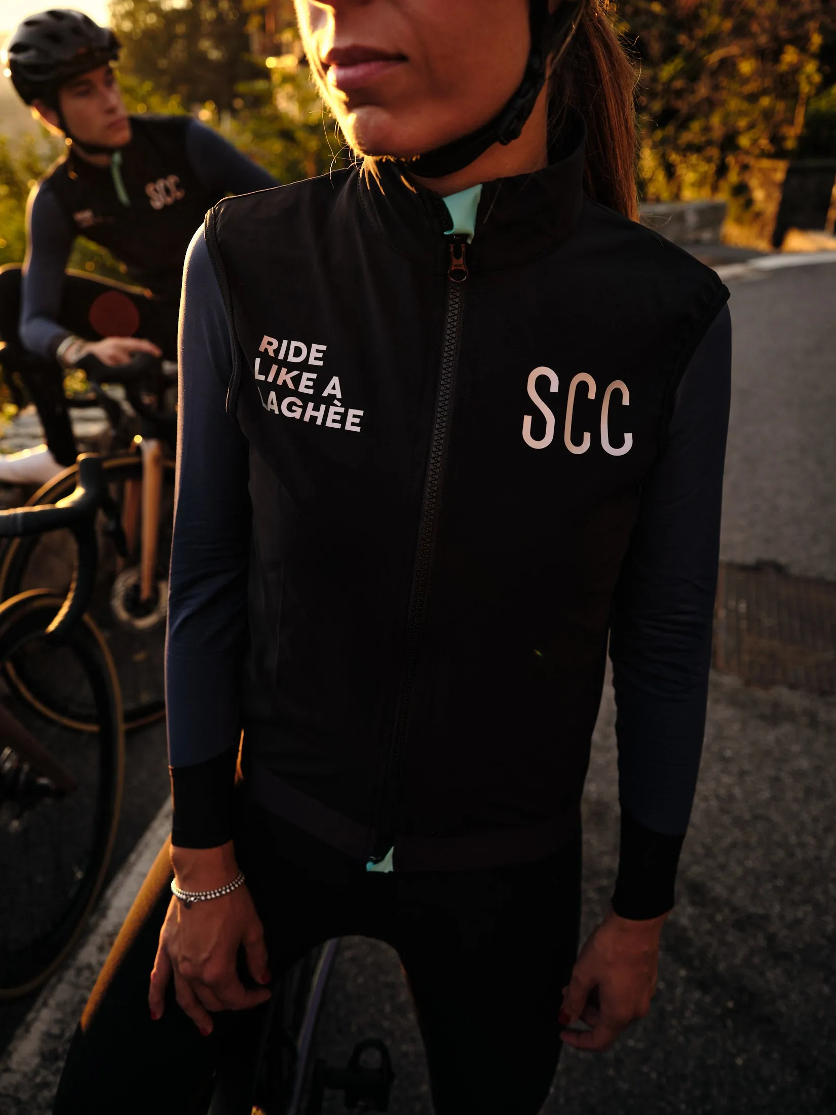 SCC wind and water proof vest - black