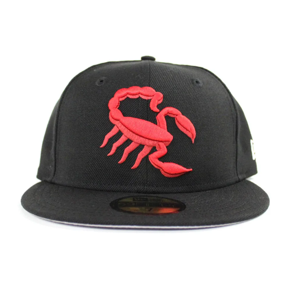 Scottsdale Scorpions 59Fifty New Era Fitted Hat (Black Red Gray Under Brim)