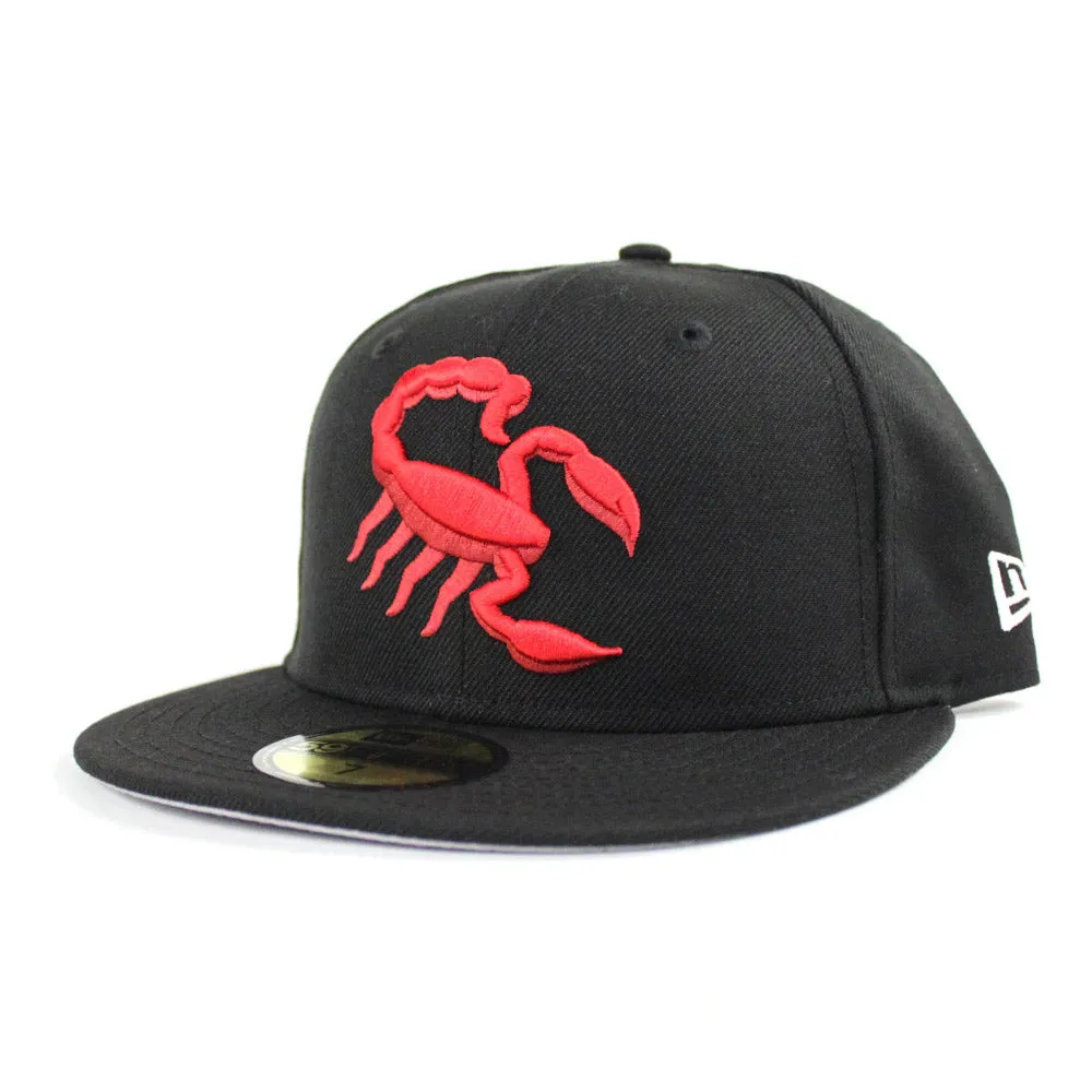 Scottsdale Scorpions 59Fifty New Era Fitted Hat (Black Red Gray Under Brim)