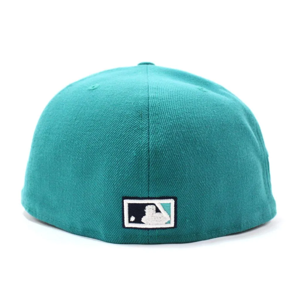 Seattle Mariners 2001 All Star Game New Era 59Fifty Fitted Hat (Aqua Gray Under Brim)