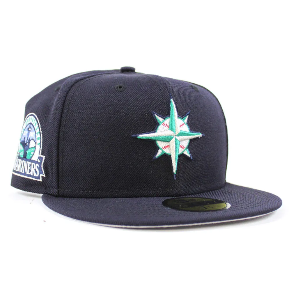 Seattle Mariners 30TH Anniversary New Era 59Fifty Fitted Hat (Navy Grey Under Brim)