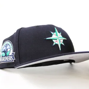 Seattle Mariners 30TH Anniversary New Era 59Fifty Fitted Hat (Navy Grey Under Brim)