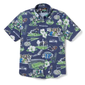 SEATTLE SEAHAWKS SCENIC PERFORMANCE BUTTON FRONT