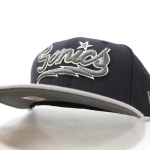 Seattle Supersonics New Era 59Fifty Fitted Hat (Navy Gray Dark Gray Under Brim)