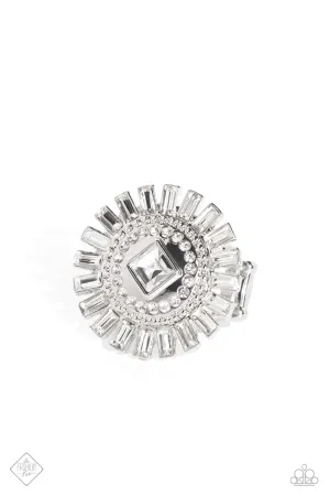 Shimmery Sprinkle - White Ring
