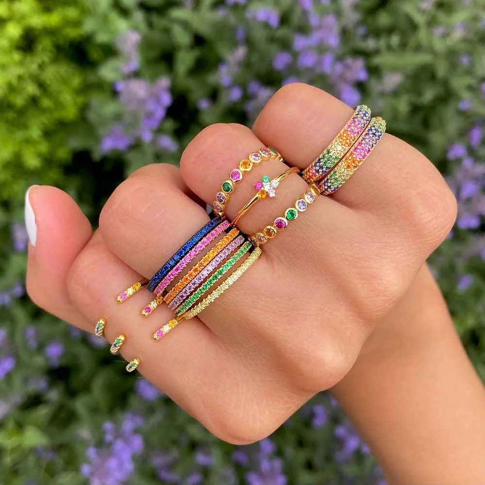 Six Piece Rainbow Band Combo Set
