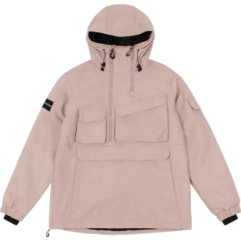 Ski Veneer Double Board Outdoor Windproof Coat.