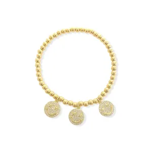 Smiley Stretch bracelet ABR143