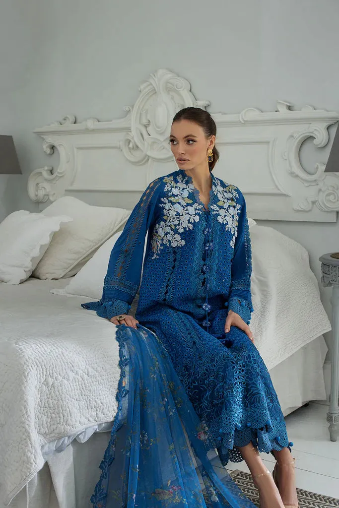 Sobia Nazir Luxury Cotton Embroidered 3 Pc Unstithced Collection 8A