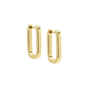 Solid U-Shape Huggie Earring