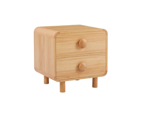 Spencer Natural Bedside Table