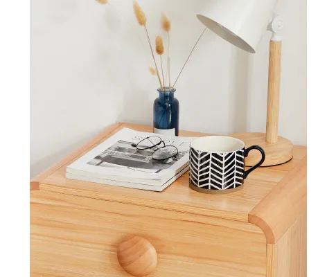 Spencer Natural Bedside Table
