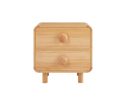 Spencer Natural Bedside Table
