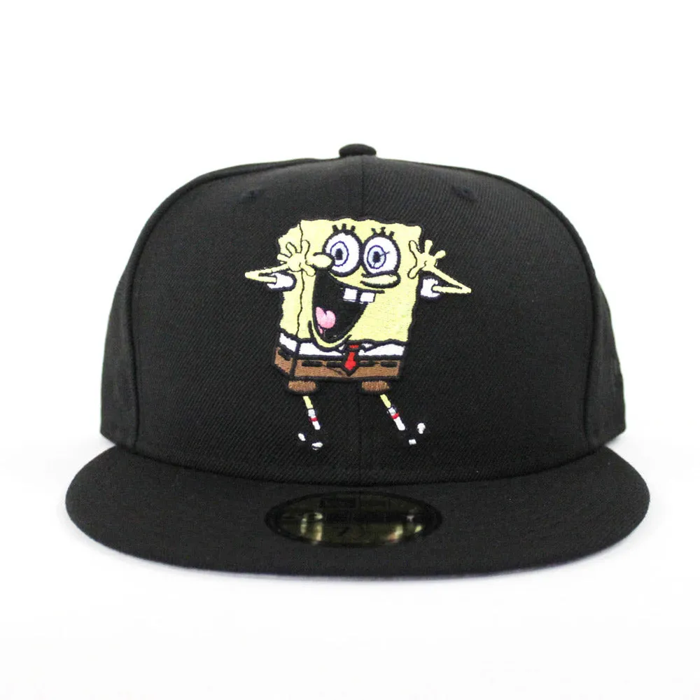 SpongeBob New Era 59FIFTY Fitted Hat (Black Gray Under Brim)