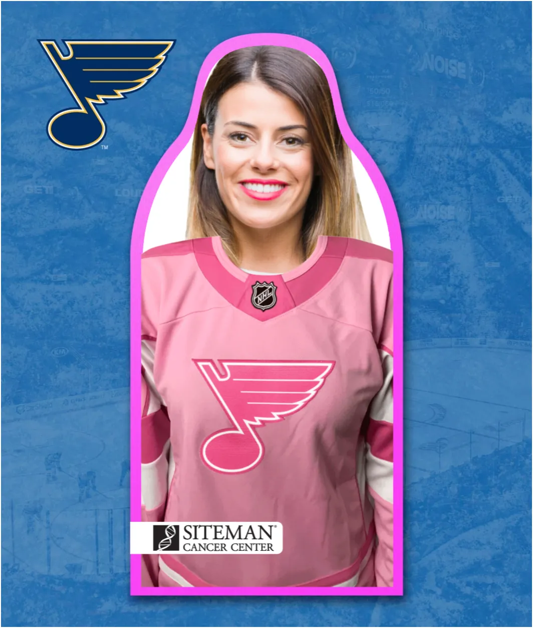 St. Louis Blues Pink at the Rink!