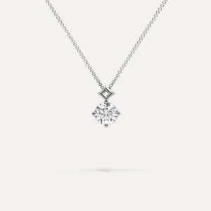 Star Diamond Solitaire Pendant