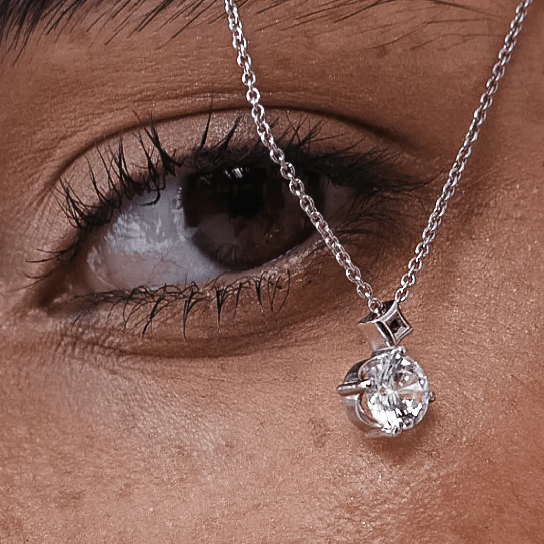 Star Diamond Solitaire Pendant
