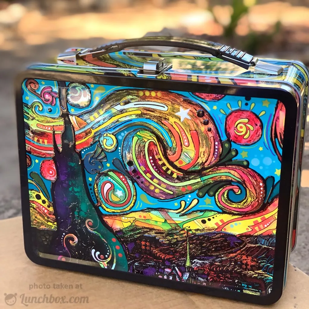 Starry Night Metal Lunch Box