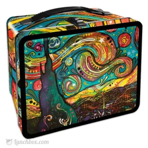 Starry Night Metal Lunch Box