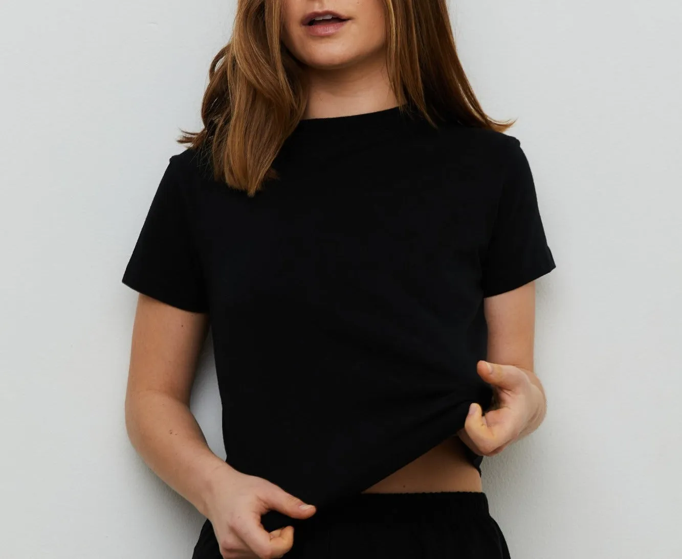 Stay Home Crew Neck Cotton T-Shirt