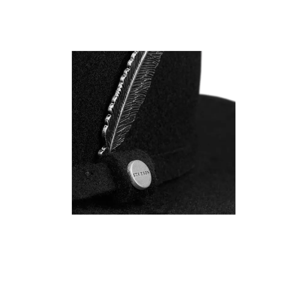 Stetson - Open Road Wool Felt Hat - Fedora - Black