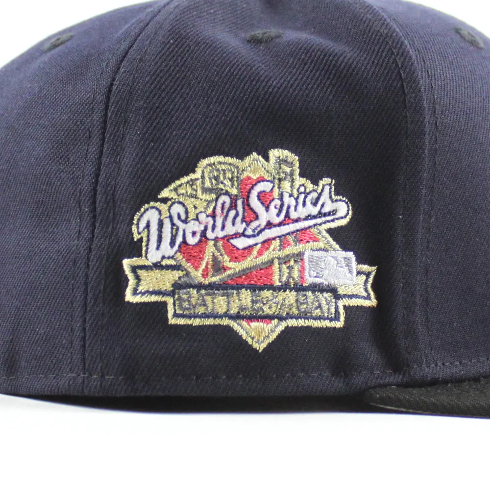 Stomper Oakland Athletics 1989 World Series New Era 59Fifty Fitted Hat (Navy Black Gray Under Brim)
