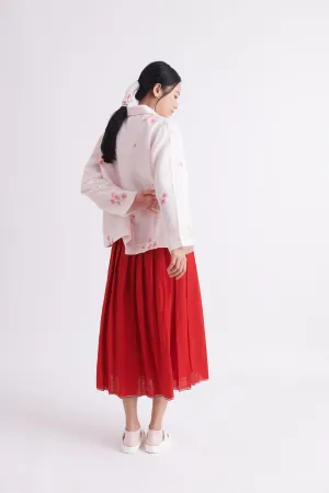 summer jacket linen floral print-SS2025-19l-fashion edit-the plavate